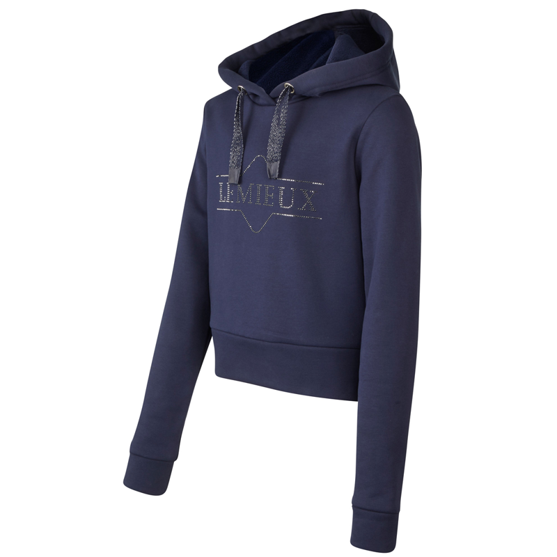 LeMieux Young Rider Cropped Hoodie - Indigo-1